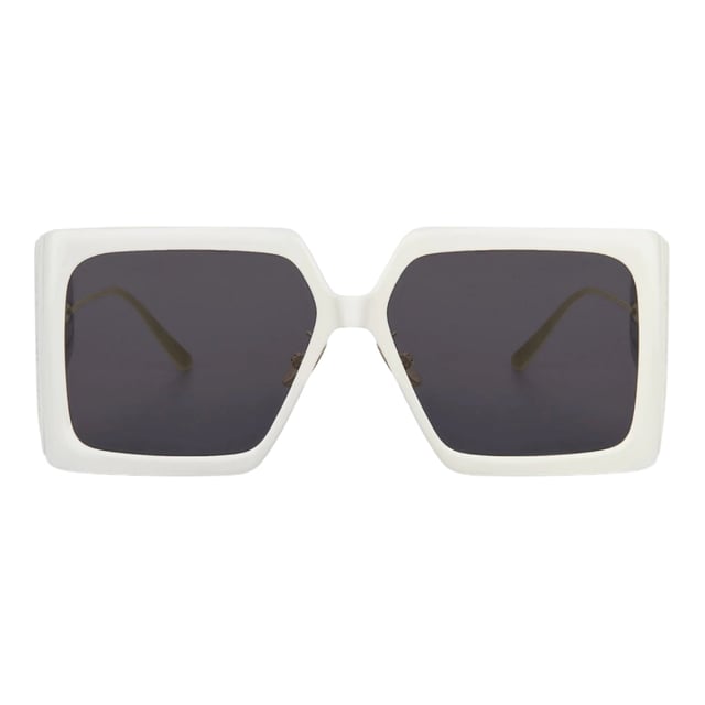 Dior Diorsolar Ivory Frame Dark Grey Lens Sunglasses Elevate your style with the Dior DiorSolar sunglasses, featuring a chic ivory frame paired with dark grey lenses. Designed for women who appreciate luxury and sophistication, these sunglasses offer both timeless elegance and superior eye protection. The sleek design complements any outfit, making them perfect for everyday wear or special occasions. Experience comfort and confidence while shielding your eyes from harmful rays with these high-quality Dior sunglasses. Make a bold fashion statement and enjoy lasting durability with this exquisite accessory. Made In Italy 100% Plastic