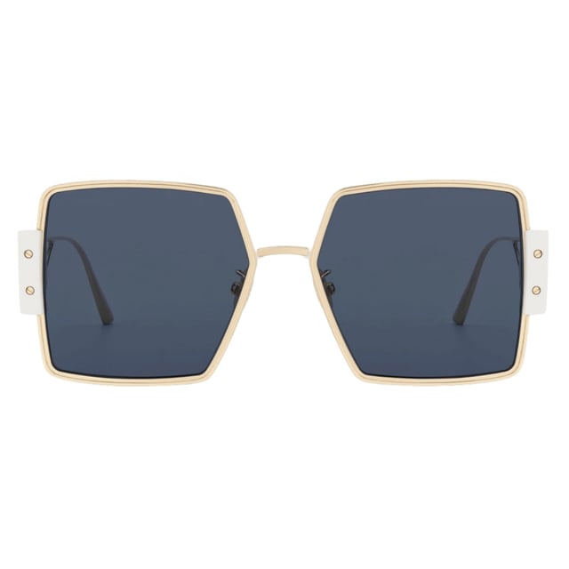 Elevate your style with the Dior 30Montaigne sunglasses, featuring a sophisticated ivory frame paired with striking blue lenses. Designed for women who appreciate luxury and elegance, these sunglasses offer both timeless fashion and reliable eye protection. The unique color combination enhances any outfit, making them perfect for sunny days or adding a chic touch to your look. Crafted with Dior's signature attention to detail, these sunglasses promise comfort and durability while making a bold statement wherever you go. Experience the perfect blend of classic design and modern flair with the Dior 30Montaigne.Made In Italy 100% Metal