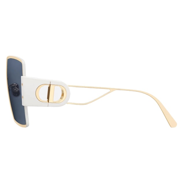 Elevate your style with the Dior 30Montaigne sunglasses, featuring a sophisticated ivory frame paired with striking blue lenses. Designed for women who appreciate luxury and elegance, these sunglasses offer both timeless fashion and reliable eye protection. The unique color combination enhances any outfit, making them perfect for sunny days or adding a chic touch to your look. Crafted with Dior's signature attention to detail, these sunglasses promise comfort and durability while making a bold statement wherever you go. Experience the perfect blend of classic design and modern flair with the Dior 30Montaigne.Made In Italy 100% Metal