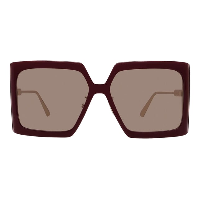 Elevate your style with the Dior DiorSolar sunglasses, featuring a rich burgundy frame paired with elegant Bordeaux lenses. Designed for women who appreciate luxury and sophistication, these sunglasses offer both striking aesthetics and reliable sun protection. The bold color combination enhances any outfit, making them perfect for daytime outings or special occasions. Crafted with Dior's signature attention to detail, these sunglasses provide a comfortable fit and timeless appeal, ensuring you look effortlessly chic while shielding your eyes from harmful rays. Make a statement with Dior's exquisite blend of fashion and function. Made In Italy 100% Plastic