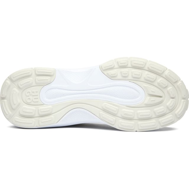 The Hugo Go 2 delivers sophisticated athletic style for the modern man. These white trainers blend performance-inspired design with premium materials, featuring a lightweight nylon upper that ensures breathability and comfort. With their sleek silhouette and rubber outsole providing reliable traction, these versatile HUGO sneakers transition effortlessly from casual outings to active weekends. A refined choice that balances contemporary aesthetics with practical functionality for your everyday wardrobe.