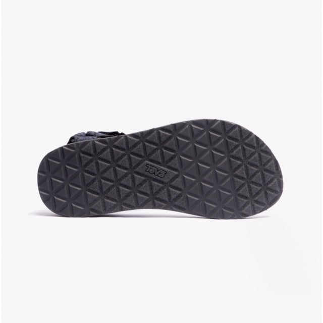 Teva Original Universal Mens Sandals Bandana Total Eclipse These lightweight, vegan open-toe sandals feature a polyester upper, rubber sole, and adjustable touch fasten for a comfortable casual fit