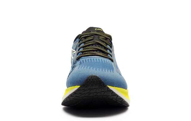 These 361 Flame ST 2 Mens Running Shoes are a dynamic addition to 361s speed series, built for versatility across workoutsfrom speed sessions to race day. Lightweight and responsive, they deliver a bouncy, fast ride without sacrificing comfort or support.
 Powered by the QUIKSPINE Flexible Transfer Plate, the midsole offers forward propulsion and efficiency, especially under fatigue. Paired with full-length QUIKFLAME foam, the shoe provides excellent energy return, flexibility, and durability.
 A breathable mono-engineered mesh upper ensures a secure, ventilated fit, while the Pressure-Free Tongue and plush microfiber heel lining enhance comfort. The enhanced forefoot rocker promotes smooth transitions and energy conservation, and the RPU rubber outsole offers lightweight traction for powerful toe-offs. Sleek, supportive, and performance-ready, the Flame ST 2 is your go-to running shoe for hard runs, daily training and race days too! 
 
 - Textile / Double-layer mesh mix upper enhances breathability
 - Anatomical pressure free tongue design
 - Plush microfiber heel lining
 - Perfect fit lace up closure
 - Full length QUIKFLAME foam
 - Enhanced forefoot rocker
 - Comfort cushioned insole
 - Soft padded ankle collar & heel 
 - RPU rubber outsole
 - 361 branding
