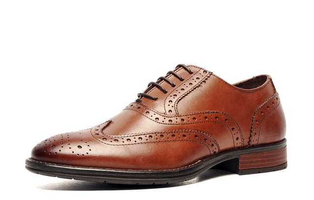 Catesby England was founded in 1970 with a vision and dedication focused on quality, craftsmanship, and a fine attention to detail. From its modest beginnings in a countryside workshop, Catesby England grew into a name synonymous with classic English footwear, blending heritage with modern craftsmanship, manufactured from the finest leathers to ensure durability, comfort, and effortless style.
Creating timeless style, the Detroit is a traditional brogue full of heritage, along with a durable premium leather upper the Detroit showcases classic brogue punch hole detailing, for a 5-star finish. The rubber sole adds a modest heel in keeping with traditional brogue styling, offering unbeatable Catesby England quality at a price not to be missed.

- Premium leather upper
- Classic punch hole detailing
- 5 eyelet lace-up closure for the perfect fit
- Intricate designer stitching
- Durable rubber outsole
- Authentic vintage look
- Catesby England branding