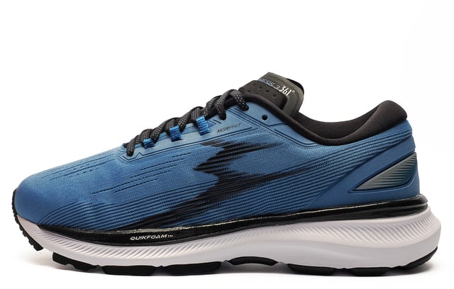 These 361 Nemesis 3 running shoes are engineered for comfort and performance with a lightweight textile upper that offers breathability and flexibility on every run. A cushioned heel and ankle collar provide enhanced support and reduce pressure for a snug, secure fit. The lace-up closure ensures a customizable and locked-in feel, while the Quickfoam midsole delivers responsive cushioning and energy return with every stride. Finished with a durable rubber outsole for long-lasting traction and 361 branding for a sleek, athletic look, the Nemesis 3 is built to go the distance.
 
 - Textile upper
 - Wide Fit (2E)
 - Irritation free tongue 
 - Cushioned heel & ankle collar 
 - Morphit adaptive lace system 
 - Quickfoam midsole 
 - Durable rubber outsole 
 - Comfort cushioned insole 
 - 361 branding