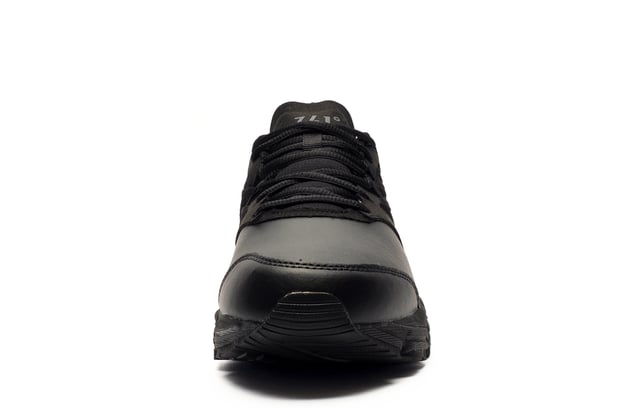 The 361 Weegie Running Shoes combine the comfort and cushioning of a high-performance running shoe with the durability and protection of a quality everyday shoe. Designed for versatility, they are ideal for runs, workouts, the gym and work. The shoe features a nubuck leather vamp that offers a stylish, casual look, while the water-resistant treatment on the vamp and tongue helps keep your feet dry in light moisture. The roomy forefoot provides ample space for natural movement and added comfort.
 Externally, the midfoot is supported by a distinct overlay pattern that holds the foot securely in place, ensuring stability throughout your day. Dynamic stability is enhanced by the combination of an extended medial post and an integrated lightweight QU!K Spine shank, which work together to support your foot. The QU!K Flex 4 Foot Engineering promotes a natural and balanced toe-off while improving ground contact for better acceleration.
 Cushioning is delivered through a full-length QU!KFOAM midsole that provides a smooth and comfortable ride. The forefoot features a lightweight blown rubber outsole with a durable, high-abrasion crash pad designed to offer excellent traction and shock absorption. These 361 WEEGIE Running Shoes are the perfect choice for anyone seeking a shoe that has everything rolled into one. 
 
 - Nubuck leather / textile upper
 - Water resistant treatment on vamp / tongue
 - Anatomical pressure free tongue design
 - Soft padded ankle collar 
 - Lace-up closure
 - QU!K Flex 4 Foot Engineering
 - QU!K Spine shank for support
 - QU!KFOAM midsole
 - Durable / high abrasion crash pad
 - Lightweight blown rubber outsole
 - Comfort cushioned insole 
 - 361 branding