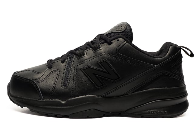 Delivering expert cushioning and support these 608 V5 from New Balance are ideal for any sporting activity. Versatile enough for whatever your workout entails, with premium cushioning and superb stability and support that wont let you down. 
 Crafted from a premium leather/synthetic mix upper for great durability, the 608 features stylish looks and flexible cushioning that gives long lasting comfort. The highly cushioned ABZORB midsole absorbs impact through a combination of cushioning and compression resistance delivering firm yet flexible cushioning while the Abzorb technology to the heel and ankle means that your foot is protected to the highest level during high impact activities. 
 The rubber cup outsole provides long-wearing durability, and the stability shank gives lateral stability and support whilst keeping your feet firmly in place during intense workouts. With a soft and supportive comfort memory foam insole you will feel your feet slip into fatigue free wear.
 - Premium leather/synthetic upper
 - Wide 2E fit
 - Soft padded ankle and heel collar
 - Secure lace up fastening 
 - Heel tab for easy on / off wear 
 - Highly cushioned Abzorb midsole
 - Memory foam insole
 - Non marking rubber flex grooved outsole
 - New Balance branding throughout