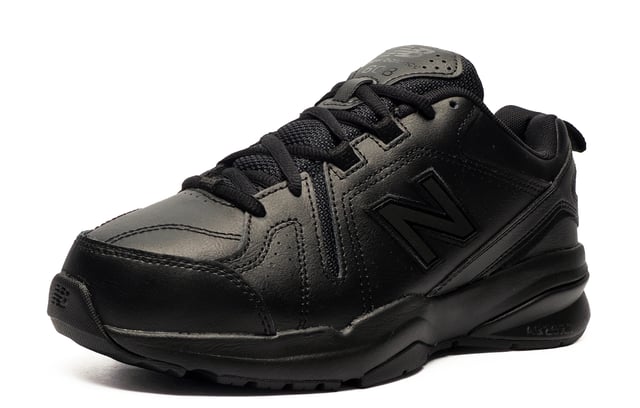 Delivering expert cushioning and support these 608 V5 from New Balance are ideal for any sporting activity. Versatile enough for whatever your workout entails, with premium cushioning and superb stability and support that wont let you down. 
 Crafted from a premium leather/synthetic mix upper for great durability, the 608 features stylish looks and flexible cushioning that gives long lasting comfort. The highly cushioned ABZORB midsole absorbs impact through a combination of cushioning and compression resistance delivering firm yet flexible cushioning while the Abzorb technology to the heel and ankle means that your foot is protected to the highest level during high impact activities. 
 The rubber cup outsole provides long-wearing durability, and the stability shank gives lateral stability and support whilst keeping your feet firmly in place during intense workouts. With a soft and supportive comfort memory foam insole you will feel your feet slip into fatigue free wear.
 - Premium leather/synthetic upper
 - Wide 2E fit
 - Soft padded ankle and heel collar
 - Secure lace up fastening 
 - Heel tab for easy on / off wear 
 - Highly cushioned Abzorb midsole
 - Memory foam insole
 - Non marking rubber flex grooved outsole
 - New Balance branding throughout
