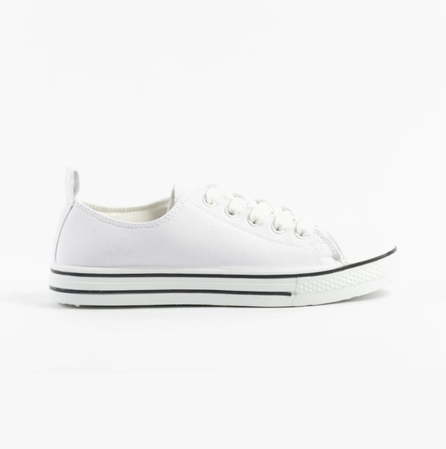 These casual women's shoes feature a textile upper and lining, rubber sole, lace-up closure, and a low heel, offering comfort and lightweight wear for everyday activities