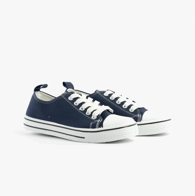 These women's casual shoes feature a textile upper and lining with a rubber sole, lace-up closure, and a low heel, offering comfort and lightweight wear for everyday activities