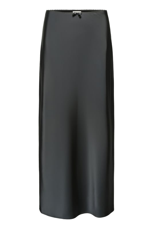 Dieser Damen-Satin-Unterrock überzeugt mit geradem Schnitt und knöchellanger Länge. Ein elastischer Bund sorgt für angenehmen Tragekomfort und schlichte Eleganz für vielseitige Outfit-Optionen.  Schonwäsche 30°, Nicht bleichen, Nicht im Trockner trocknen, Tropnass aufhängen im Schatten, Kalt bügeln max. 110° C, Trockenreinigung  97% Polyester,3% Elasthan