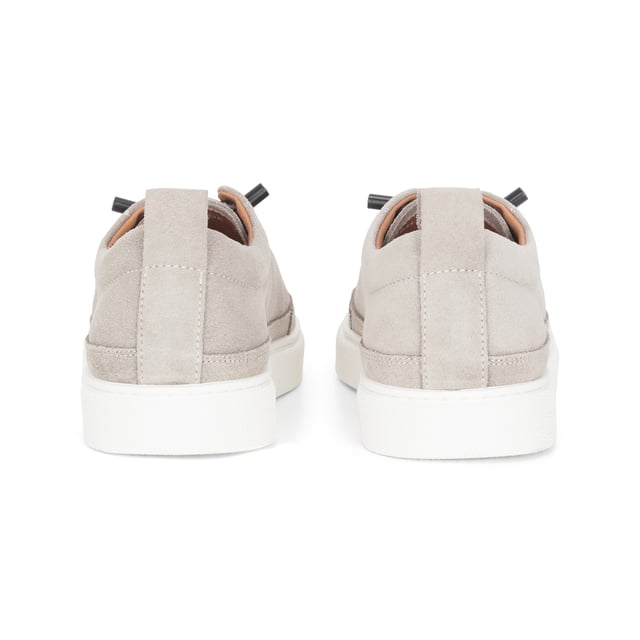 Stay casual and stylish with the Josh Men's Suede Leather Trainers. Made from genuine suede leather, these trainers deliver a soft, premium feel paired with a versatile grey tone that fits effortlessly into your daily wardrobe. The lace-up design ensures a secure fit, while the durable rubber sole provides traction and comfort for everyday wear — whether you're on the go or keeping it laid-back.

100% Genuine Suede Leather Upper for a soft and refined finish
Classic Lace-Up Closure for adjustable fit and everyday support
Neutral Colour pairs well with jeans, chinos, or joggers
Durable Rubber Sole offers grip and long-lasting wear
Comfortable Interior suitable for extended walking or casual outings
Perfect for Daily Use, weekend wear, and smart-casual looks