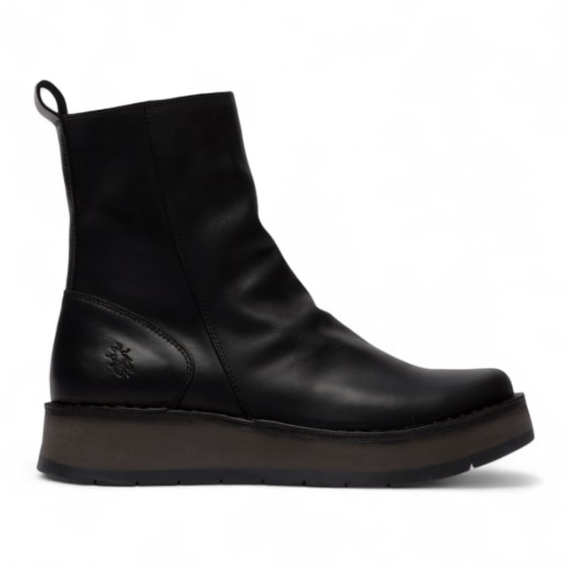 The RENO053FLY from Fly London’s Rawi Line is a sleek and versatile ankle boot crafted from premium leather. Featuring a side zip for easy wear, these boots offer all-day comfort with a soft microfiber lining, cushioned insole, and a stable 3.5 cm wedge heel. Finished with a durable TR rubber sole, they're ideal for both casual and smart-casual outfits.
Upper: Leather
Lining: Microfiber
Insole: Microfiber
Sole: TR Rubber
Heel Height: 3.5 cm
Closure: Zip
Collection: Fly London Women's | Rawi Line
Please note: Natural leather variations such as creases and folds will differ from pair to pair and may not match exactly on both shoes.