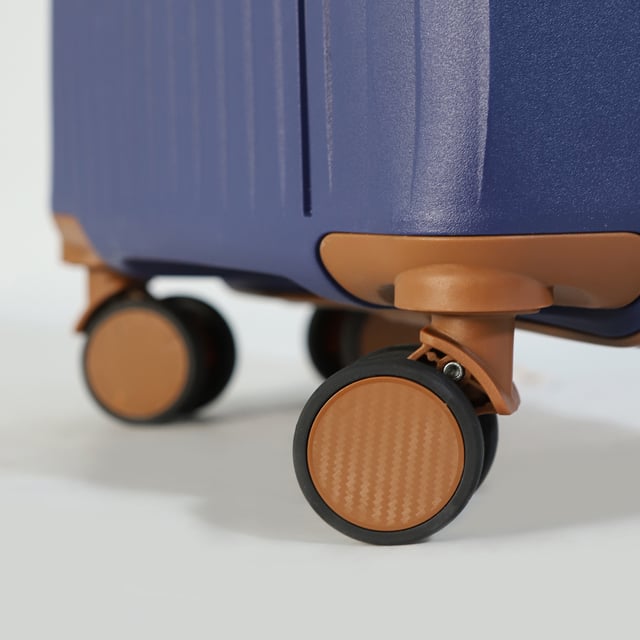Hard Shell Navy Blue Strong Suitcase 8 Wheel Cabin Luggage Holiday Travel Case Travel in timeless style with our Hard Shell Classic Suitcases, designed for both practicality and elegance. Crafted with premium materials, this set is built to meet the needs of frequent travelers, combining robust features with a sleek finish.
Features:
Durable Polypropylene Construction: Lightweight and resilient, offering superior protection for your belongings.
Secure Integrated Lock: Ensures your luggage is travel-compliant and your items are safe during transit.
4x Smooth Dual Wheels: Provides effortless 360° mobility for smooth navigation through airports and crowded areas.
Ergonomic Telescopic Handle: Designed for a comfortable and firm grip during use.
Thoughtful Interior Design: Includes tie-down straps, a zippedivider, and compartments to keep your items neatly organized.
Available Sizes and Specifications:
Cabin:
Dimensions: 37 x 22 x 56 cm
Weight: 2.67 kg
Capacity: 37L
Medium:
Dimensions: 43 x 25 x 67 cm
Weight: 3.33 kg
Capacity: 59L
Large:
Dimensions: 49 x 29 x 76 cm
Weight: 4.20 kg
Capacity: 94L
This classic suitcase set is perfect for any occasion, whether you're embarking on a business trip, a weekend getaway, or a long vacation. With its sturdy build, smooth maneuverability, and secure locking system, you can travel with confidence and ease.
NOTE: These suitcases are sold individually not as a set, so please select your desired size while placing an order.