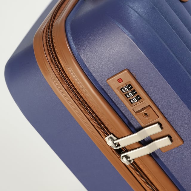 Hard Shell Navy Blue Strong Suitcase 8 Wheel Cabin Luggage Holiday Travel Case Travel in timeless style with our Hard Shell Classic Suitcases, designed for both practicality and elegance. Crafted with premium materials, this set is built to meet the needs of frequent travelers, combining robust features with a sleek finish.
Features:
Durable Polypropylene Construction: Lightweight and resilient, offering superior protection for your belongings.
Secure Integrated Lock: Ensures your luggage is travel-compliant and your items are safe during transit.
4x Smooth Dual Wheels: Provides effortless 360° mobility for smooth navigation through airports and crowded areas.
Ergonomic Telescopic Handle: Designed for a comfortable and firm grip during use.
Thoughtful Interior Design: Includes tie-down straps, a zippedivider, and compartments to keep your items neatly organized.
Available Sizes and Specifications:
Cabin:
Dimensions: 37 x 22 x 56 cm
Weight: 2.67 kg
Capacity: 37L
Medium:
Dimensions: 43 x 25 x 67 cm
Weight: 3.33 kg
Capacity: 59L
Large:
Dimensions: 49 x 29 x 76 cm
Weight: 4.20 kg
Capacity: 94L
This classic suitcase set is perfect for any occasion, whether you're embarking on a business trip, a weekend getaway, or a long vacation. With its sturdy build, smooth maneuverability, and secure locking system, you can travel with confidence and ease.
NOTE: These suitcases are sold individually not as a set, so please select your desired size while placing an order.