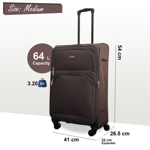 Werten Sie Ihre Reiseutensilien auf mit dem 4er-Set leichter 8-Rollen-Koffer (Kabinenkoffer, Mittel, Groß und XL), die auf Stil, Haltbarkeit und Zweckmäßigkeit ausgelegt sind. Dieses Weichschalen-Gepäckset ist aus hochwertigem Nylon gefertigt und bietet eine elegante Optik und außergewöhnliche Leistung für alle Ihre Reisen. Eigenschaften: Leichtes Nylonmaterial: Robust und dennoch leicht, sodass es einfach zu handhaben ist und eine lange Lebensdauer gewährleistet. Erweiterbares Design (Mittel, Groß und XL): Bietet Flexibilität mit über 20 % zusätzlicher Lagerkapazität. Sicheres Schloss: Hält Ihre Sachen sicher mit integriertem Zahlenschloss. 4 Doppelrollen mit 360°-Mobilität: Sorgt für müheloses Manövrieren auf verschiedenen Oberflächen. Ergonomischer Teleskopgriff: Auf Komfort und einfache Handhabung ausgelegt. Organisierter Innenraum: Beinhaltet Zurrgurte, Fächer mit Reißverschluss und Netzteiler für müheloses Packen. Größen und Spezifikationen: Kabine: Abmessungen: 48 x 37 x 20 cm Gewicht: 2,70 kg Fassungsvermögen: 36 l Mittel: Abmessungen: 54 x 41 x 26,5 cm Gewicht: 3,20 kg Fassungsvermögen: 64 l Groß: Abmessungen: 73,5 x 45 x 29,5 cm Gewicht: 3,90 kg Fassungsvermögen: 98 l Extragroß: Abmessungen: 80 x 48,5 x 32,5 cm Gewicht: 4,80 kg Fassungsvermögen: 126 l Dieses vielseitige Kofferset eignet sich perfekt für alle Arten von Reisen, egal ob Kurztrip oder längerer Urlaub. Das schlanke Design sorgt für zeitlose Eleganz, während die leichte Konstruktion und die fortschrittlichen Funktionen unvergleichlichen Komfort bieten. Reisen Sie mit leichtem Gepäck, cleverem Gepäck und voller Zuversicht mit diesem Premium-Kofferset.