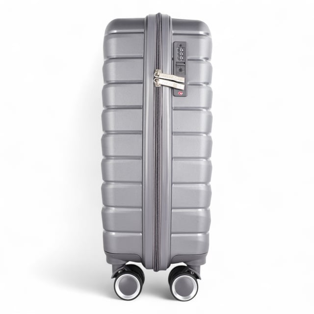Travel in timeless style with our Hard Shell Classic Cabin Suitcase, designed for both practicality and elegance. Crafted with premium materials, this set is built to meet the needs of frequent travelers, combining robust features with a sleek finish.

Features:
Durable Polypropylene Construction: Lightweight and resilient, offering superior protection for your belongings.
Secure TSA-Approved Lock: Ensures your luggage is travel-compliant and your items are safe during transit.
4x Smooth Dual Wheels: Provides effortless 360° mobility for smooth navigation through airports and crowded areas.
Ergonomic Telescopic Handle: Designed for a comfortable and firm grip during use.
Thoughtful Interior Design: Includes tie-down straps, a zippedivider, and compartments to keep your items neatly organized.
Size and Specification:
Cabin:
Dimensions: 36 x 22.5 x 56 cm 
Weight: 2.60 kg
Capacity: 36L

This classic suitcase is perfect for any occasion, whether you're embarking on a business trip, a weekend getaway, or a vacation. With its sturdy build, smooth maneuverability, and secure locking system, you can travel with confidence and ease.

Elevate your travel experience with the perfect combination of style and functionality.