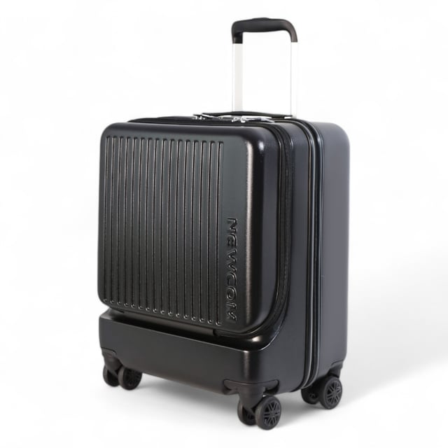 Verbeter uw reiservaring met de handbagagekoffer met vooropening, ontworpen voor ultiem gemak en moderne stijl. Deze koffer met harde schaal is gemaakt van duurzaam ABS+PC-materiaal en heeft een innovatief ontwerp met opening aan de voorkant, waardoor u snel en gemakkelijk toegang hebt tot uw essentiële spullen zonder het hoofdcompartiment volledig te hoeven openen. Verkrijgbaar in een chique palet van wit/klei, roze, groen en klassiek zwart, combineert hij robuuste bescherming met opvallende esthetiek. Glijd moeiteloos door luchthavens met zijn soepel rollende spinnerwielen en beveilig uw bezittingen met het geïntegreerde slot. Belangrijkste kenmerken: Ontwerp met opening aan de voorkant: Biedt gemakkelijke en snelle toegang tot uw spullen onderweg. Duurzame constructie: Gemaakt van veerkrachtig ABS+PC-materiaal om aan de eisen van reizen te voldoen. Moeiteloze mobiliteit: Uitgerust met multidirectionele spinnerwielen voor soepele navigatie. Veilig reizen: Voorzien van een geïntegreerd slot voor gemoedsrust. Afmetingen en specificaties: Cabine: Afmetingen: 39 x 26 x 51,5 cm Gewicht: 3,25 kg Inhoud: 35 l