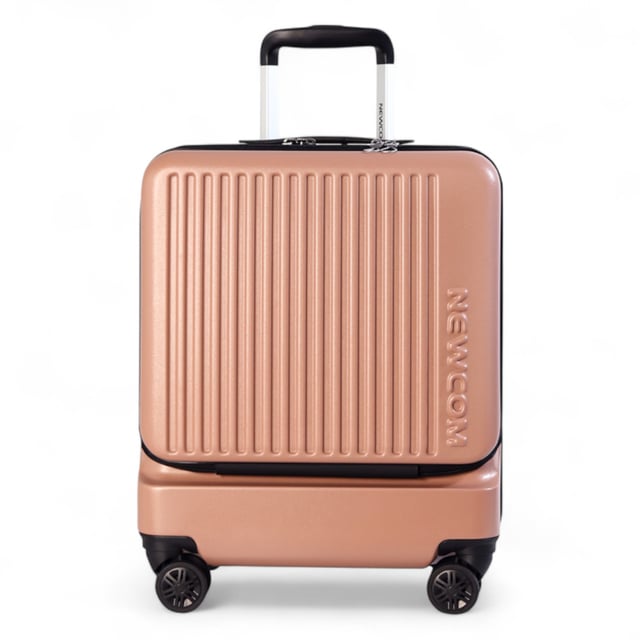 Verbeter uw reiservaring met de handbagagekoffer met vooropening, ontworpen voor ultiem gemak en moderne stijl. Deze koffer met harde schaal is gemaakt van duurzaam ABS+PC-materiaal en heeft een innovatief ontwerp met opening aan de voorkant, waardoor u snel en gemakkelijk toegang hebt tot uw essentiële spullen zonder het hoofdcompartiment volledig te hoeven openen. Verkrijgbaar in een chique palet van wit/klei, roze, groen en klassiek zwart, combineert hij robuuste bescherming met opvallende esthetiek. Glijd moeiteloos door luchthavens met zijn soepel rollende spinnerwielen en beveilig uw bezittingen met het geïntegreerde slot. Belangrijkste kenmerken: Ontwerp met opening aan de voorkant: Biedt gemakkelijke en snelle toegang tot uw spullen onderweg. Duurzame constructie: Gemaakt van veerkrachtig ABS+PC-materiaal om aan de eisen van reizen te voldoen. Moeiteloze mobiliteit: Uitgerust met multidirectionele spinnerwielen voor soepele navigatie. Veilig reizen: Voorzien van een geïntegreerd slot voor gemoedsrust. Afmetingen en specificaties: Cabine: Afmetingen: 39 x 26 x 51,5 cm Gewicht: 3,25 kg Inhoud: 35 l
