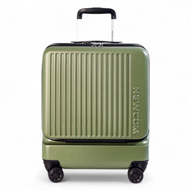 Elevate your travel experience with the Front Opening Cabin Luggage, designed for ultimate convenience and modern style. Crafted from durable ABS+PC material, this hard-shell suitcase features an innovative front-opening design, allowing quick and easy access to your essentials without fully unzipping the main compartment. Available in a chic palette of white/clay, pink, green, and classic black, it combines robust protection with eye-catching aesthetics. Glide effortlessly through airports with its smooth-rolling spinner wheels and secure your belongings with the integrated lock.

Key Features:

Front Opening Design: Provides convenient, quick access to your items on the go.
Durable Construction: Made from resilient ABS+PC material to withstand travel demands.
Effortless Mobility: Equipped with multi-directional spinner wheels for smooth navigation.
Secure Travel: Features an integrated lock for peace of mind.


Size and Specification:
Cabin:
Dimensions: 39 x 26 x 51.5 cm
Weight: 3.25 kg
Capacity: 35L