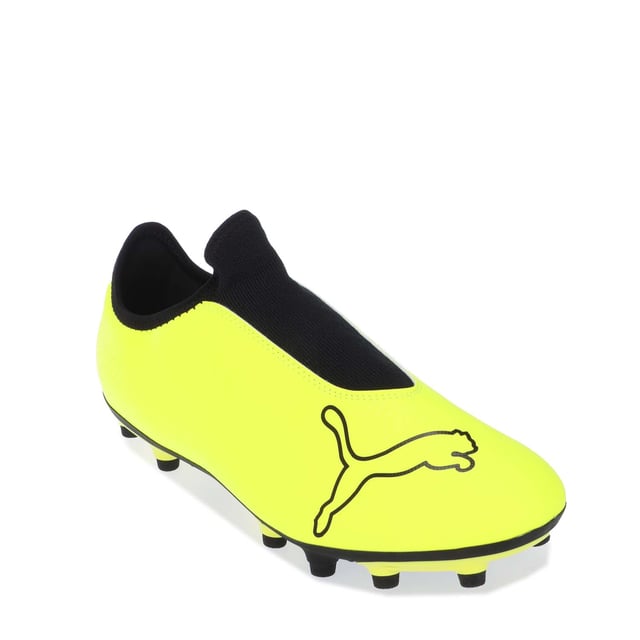 De PUMA Finesse LL heeft een bovenwerk van zacht synthetisch materiaal en een comfortabele veterloze slip-on constructie. Hiermee kunnen alle spelers de bal met finesse in het net spelen.