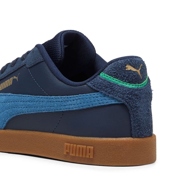 The classic PUMA Club is pulled from the archives and reimagined for a new generation. Meet the PUMA Club II Era Year of Sports  a fresh twist on the terrace classic with new design elements and its football heritage intact. These shoes take on street style with smooth suede and synthetic leather upper and a heavy texture on the tooling. This style features rich retro-inspired colors and blocking inspired by retro football jerseys.The SoftFoam sockliner provides superior cushioning and optimal comfort for every step of your day.