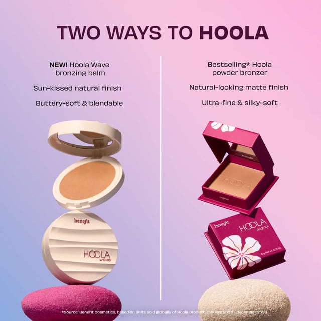 Experience the iconic Benefit Hoola Medium Matte Powder Bronzer, your go-to solution for a sun-kissed glow. This award-winning bronzer is known for its ultra-fine, silky-soft texture that builds and blends effortlessly for a natural matte finish. Perfect for any occasion, it lasts all day with its longwearing, waterproof, and smudge-proof formula. Whether you need a quick touch-up or a full glam look, Hoola has you covered. Join beauty enthusiasts who have made this bronzer a cult favorite and achieve that perfect sun-kissed complexion.