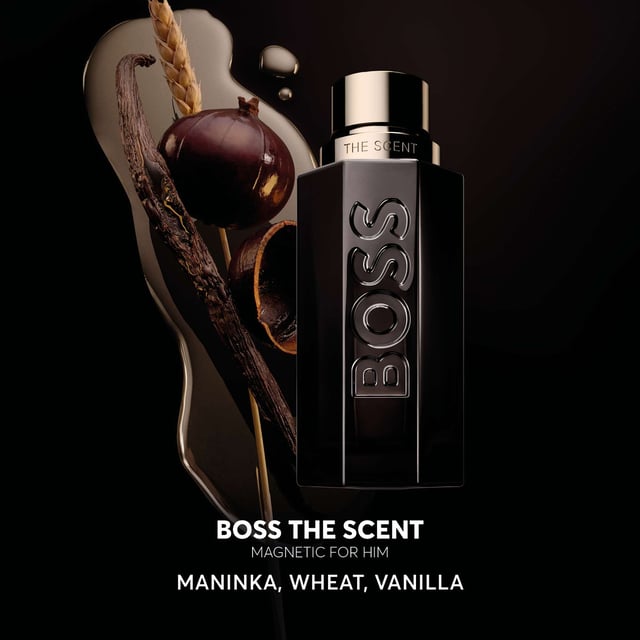 Unleash your charm with HUGO BOSS The Scent Magnetic for Him Eau de Parfum. This captivating fragrance embodies chemistry, perfect for the modern man. It opens with the allure of Maninka fruit, harmonized with Bran absolute. The warm embrace of Black Vanilla extract adds depth, creating an unforgettable experience. Packaged in a striking black lacquered bottle with the iconic BOSS logo, this fragrance reflects the multifaceted nature of attraction. Elevate your presence with every spritz.