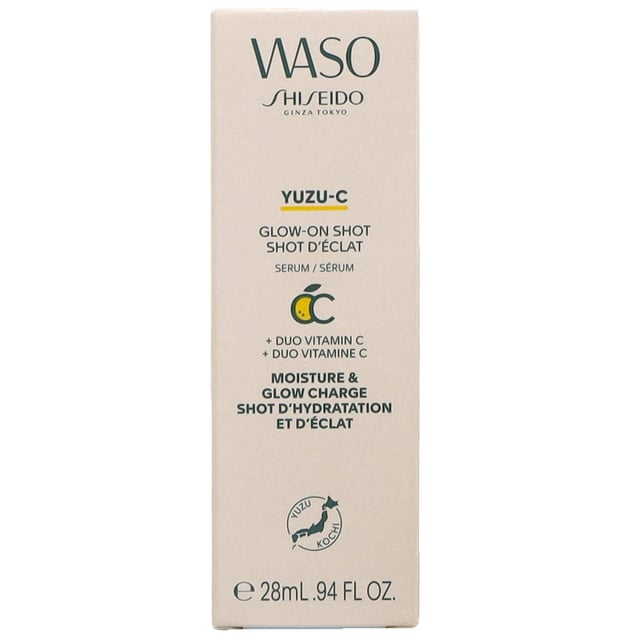 Experience the revitalizing power of Shiseido Waso YUZU-C Glow-On Shot, a potent treatment designed to enhance your skin's natural radiance. Infused with yuzu and vitamin C, this luxurious shot combats visible signs of aging while promoting a brighter and more luminous complexion. With up to 24 hours of hydration, it ensures your skin stays moisturized and even-toned throughout the day. For best results, shake well and apply to cleansed skin every morning and evening. Unlock your skin's glow with this essential beauty booster.