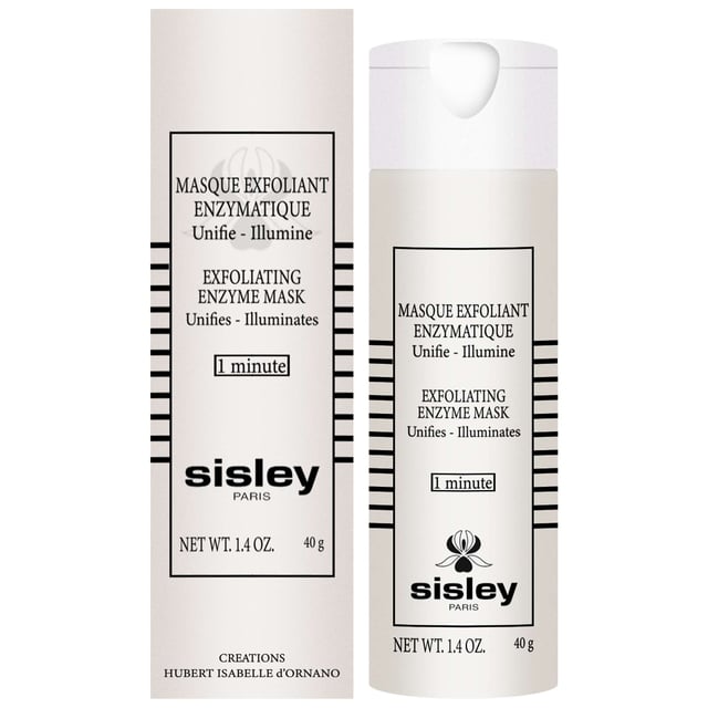 Experience radiant, refreshed skin with the Sisley Exfoliating Enzyme Mask. This innovative 40g mask uses papain, a natural enzyme, to gently exfoliate and renew your complexion. The unique powder-in-cream formula transforms during application, ensuring comfort while effectively removing dead skin cells and impurities. For best results, apply once or twice a week: mix a teaspoon of the mask with water, spread a thin layer over your face and neck, and leave it on for one minute before rinsing. Avoid eye contact and unveil your brightest skin yet.