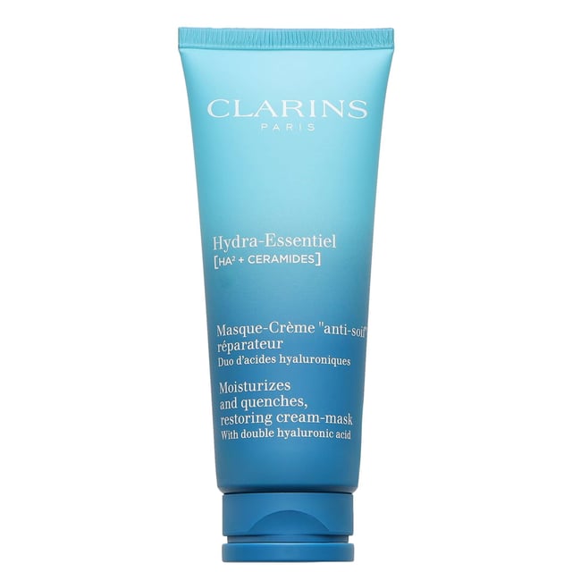 Experience deep hydration with the Clarins Hydra-Essentiel [HA²] Mask, designed to replenish and rejuvenate your skin. This powerful mask combines hyaluronic acids with organic leaf of life to deliver long-lasting moisture, enhancing your skin's smoothness and softness. Ideal for all skin types, this mask works on multiple levels to transform your complexion. For best results, apply a generous layer to your face and neck twice a week, leave on for 10 minutes, and gently remove excess with a cotton pad soaked in lotion. Unlock the secret to radiant, hydrated skin today!