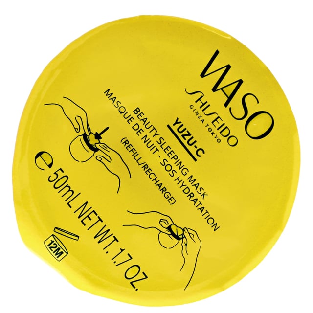Revitalize your skin overnight with the Shiseido Waso YUZU-C Beauty Sleeping Mask Refill. This luxurious overnight treatment harnesses the refreshing power of yuzu citrus to deeply moisturize and enhance skin plumpness. Perfect for vegans, this mask helps to maintain optimal moisture levels for a radiant complexion. For best results, apply in the evening on a cleansed face and leave on overnight. Use twice a week to unveil a refreshed and glowing appearance. Elevate your skincare routine with this delightful and effective mask.