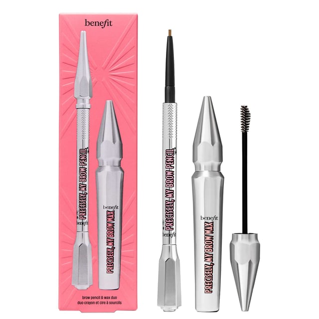 Discover the ultimate brow transformation with the Benefit Precisely My Brow Pack! This must-have set combines two full-size favorites for perfectly defined brows. The Precisely, My Brow Pencil features an ultra-fine tip for natural, hair-like strokes that last up to 12 hours, while the Precisely, My Brow Wax offers full-pigment sculpting and all-day hold. Available in a variety of shades to suit every brow color, including Neutral Medium Brown (3.5), this duo is your secret weapon for flawless brows. Elevate your beauty routine with this essential brow pack!