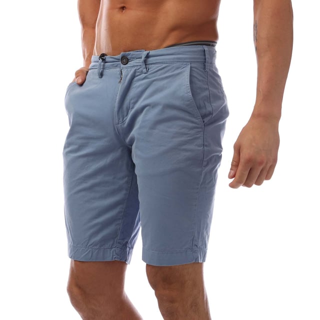Mens Lyle And Scott Anfield Chino Shorts in blue.- Zip fly and button fastening.- Side pockets.- Back pockets.- Belt loops.- Lyle And Scott Golden Eagle woven logo badge on the rear pocket.- Branded button.- 100% Cotton.- Ref: SH1814VW825