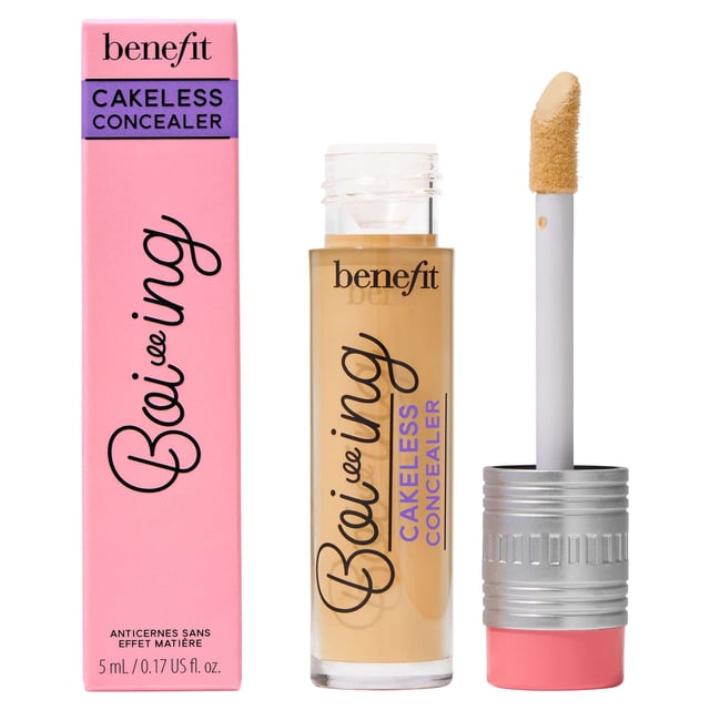 Cover more, CAKELESS!This multitasking FULL COVERAGE liquid concealer hides it all, from dark undereye circles to blemishes & discolouration.…yet it feels lightweight & doesn’t cake or crack. The Cushion Tip creates a smoother than smooth application and blends seamlessly for long-wearing, waterproof coverage.24-hour long wearWaterproofTo use: To avoid cakiness, don’t lay it on thick! Apply one layer of FULL COVERAGE Cakeless Concealer and blend, blend, blend!Beauty Tip: Conquer the contour! Contour with a deeper shade, highlight with a lighter shade. > to translate in English