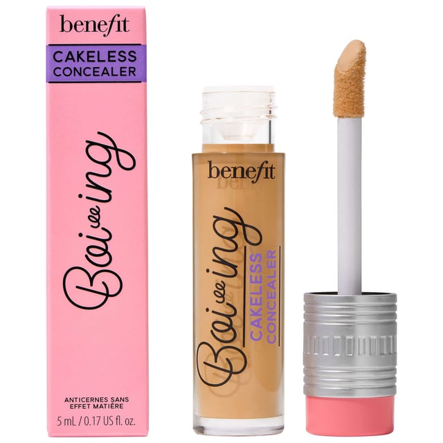 Cover more, CAKELESS!This multitasking FULL COVERAGE liquid concealer hides it all, from dark undereye circles to blemishes & discolouration.…yet it feels lightweight & doesn’t cake or crack. The Cushion Tip creates a smoother than smooth application and blends seamlessly for long-wearing, waterproof coverage.24-hour long wearWaterproofTo use: To avoid cakiness, don’t lay it on thick! Apply one layer of FULL COVERAGE Cakeless Concealer and blend, blend, blend!Beauty Tip: Conquer the contour! Contour with a deeper shade, highlight with a lighter shade. > to translate in English