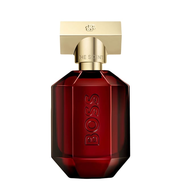 Ignite your senses with HUGO BOSS The Scent Elixir For Her, an exquisite Parfum Intense that embodies the magnetic chemistry of a dynamic duo. This luxurious fragrance elevates the original BOSS The Scent with its rich ambery-woody-floral composition. Experience the fresh burst of Pink Peppercorn mingling with the enchanting allure of Belladonna flower. The fragrance culminates in a sensual base of Amber, leaving a captivating trail. Housed in a striking deep-red glass bottle adorned with the BOSS logo and a warm-gold cap, this flacon reflects the complexity and allure of this seductive scent.