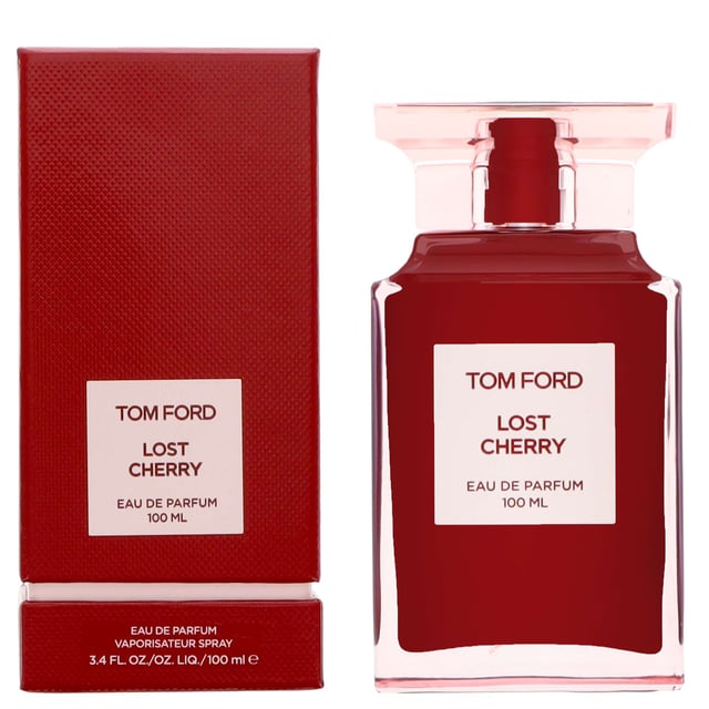 Experience the enchanting allure of Tom Ford Lost Cherry Eau de Parfum Spray. This exquisite fragrance features a perfect blend of sweet and nutty notes, starting with tart cherries and rich almonds. The heart reveals cherry, blooming rose, and juicy plum, offering a luxurious floral experience. The scent settles into a warm base of tonka bean, sandalwood, and a hint of cinnamon, leaving a lasting impression. Ideal for those who seek a unique and sophisticated scent.