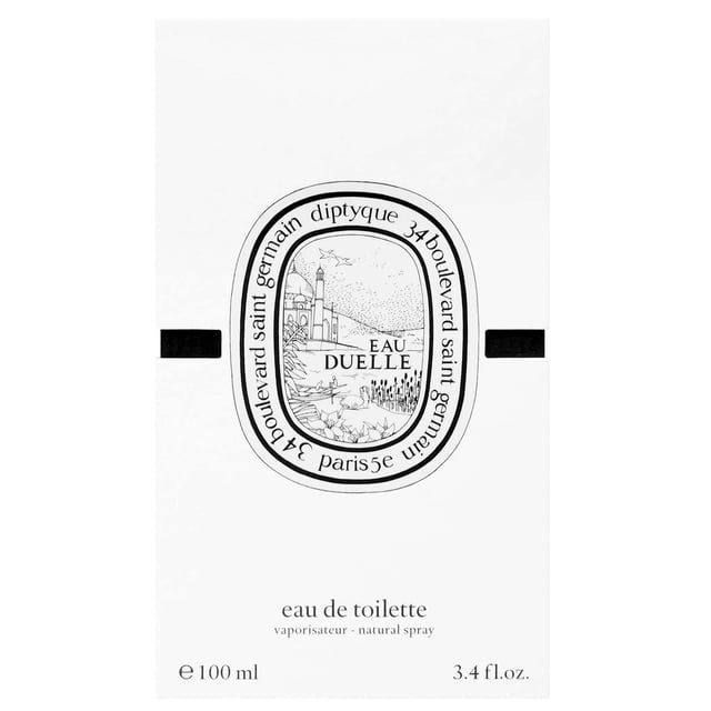 Diptyque Eau Duelle Eau de Toilette Spray - A Unique Fragrance Experience - 100ml Discover the enchanting Diptyque Eau Duelle Eau de Toilette Spray, a fragrance that masterfully balances sweet and smoky notes. This captivating scent invites you on a sensory journey, beginning with a vibrant pink pepper accord that awakens the senses. As it unfolds, you'll experience a harmonious blend of creamy vanilla, exotic cypriol, and aromatic calamus, creating a duality of mystery and allure. Perfect for those who seek a signature scent that stands out, Eau Duelle is not just a fragrance; it's an exploration of new frontiers in perfumery.