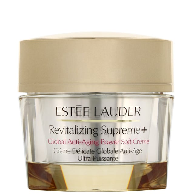 Transform your skincare routine with Estée Lauder's Revitalizing Supreme+ Global Anti-Aging Soft Cream. This luxurious moisturizer diminishes visible signs of aging, including fine lines and wrinkles, leaving your skin firmer and more youthful. Infused with moringa extract, it enhances collagen production, promoting a radiant complexion. For best results, apply every morning and evening to your face and neck after serum. Experience advanced hydration and rejuvenation with every use.