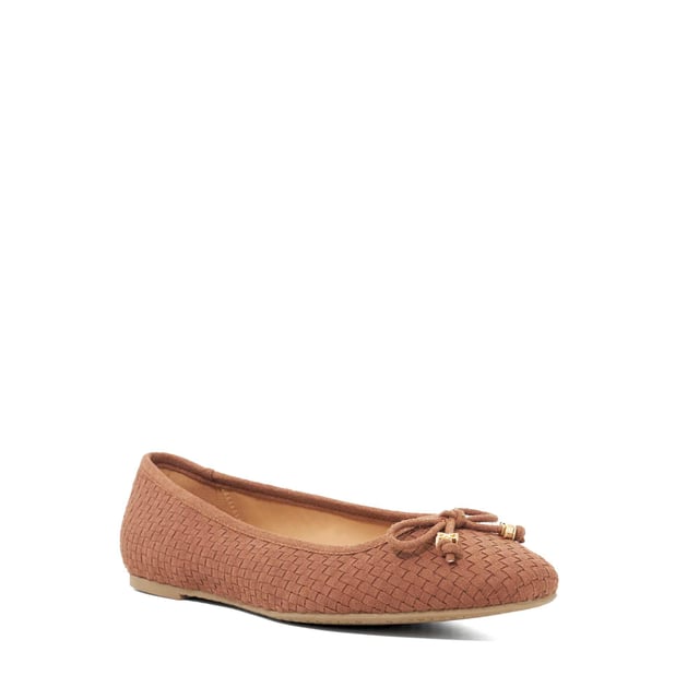 Dune Ladies Harries - Woven Slip On Ballet Flats Embrace comfort and style every time with Harries, ballet flats decorated with a classic bowl detail on the rounded toe. Crafted from premium fabrics with a woven finish, they're the perfect go-to for everyday wear.