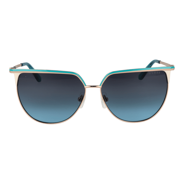 Género: Mujer
Color principal: Oro
Color del marco: Oro
Material del marco: Metal
Color de lentes: Azul
Material de lentes: Plástico
Categoría de filtro: 3
Efecto de lentes: Gradiente
Protección: 100% UVA & UVB
Ancho de las lentes: 58
Altura de las lentes: 47
Ancho del puente: 13
Ancho del marco: 140
Longitud de las sienes: 140
Estilo: Ojos de gato
Estilo de llantas: Llanta completa
Bisagra de resorte: No
Extra: Sin extra
El envío incluye: Estuche originalsa de gafas original, documentación, paño de limpieza
Country: China