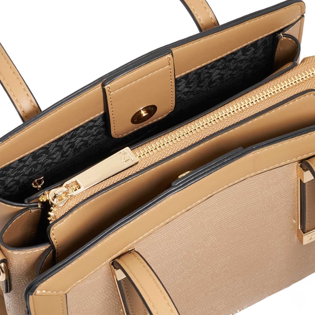 Thoughtfully designed with convenient top handles and a detachable crossbody strap, Dorris offers multiple styling options. With a handy central zip-up pocket, two easy-to-access side compartments, magnetic fastenings and gold-tone hardware, this versatile tote is the perfect pick for days in the office and weekends away.