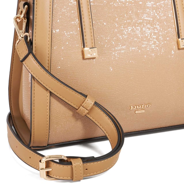 Thoughtfully designed with convenient top handles and a detachable crossbody strap, Dorris offers multiple styling options. With a handy central zip-up pocket, two easy-to-access side compartments, magnetic fastenings and gold-tone hardware, this versatile tote is the perfect pick for days in the office and weekends away.
