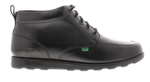 Kickers Mens Smart Boots Fragma Chuk Leather Lace Up Black. Leather Upper. Textile Lining. Rubber Sole. Footwear Boots.