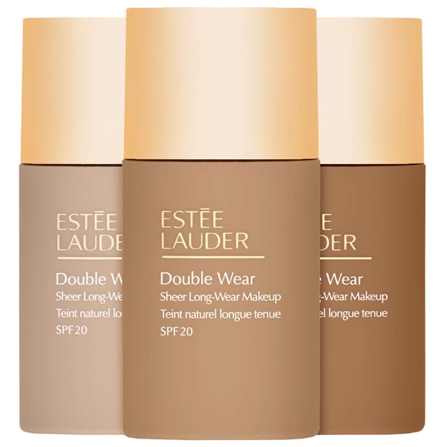 Experience the magic of Estée Lauder Double Wear Sheer Long-Wear Makeup SPF20, designed to enhance your complexion with a soft blurring effect. This lightweight foundation offers a sheer matte finish that lasts up to 12 hours, ensuring your skin looks fresh and natural throughout the day. Infused with hyaluronic acid and nourishing extracts from apple, litchi seed, and watermelon, this oil-free formula hydrates while providing essential protection with vitamin E and SPF20. Perfect for everyday wear, it delivers a flawless look while safeguarding your skin from harmful UV rays.