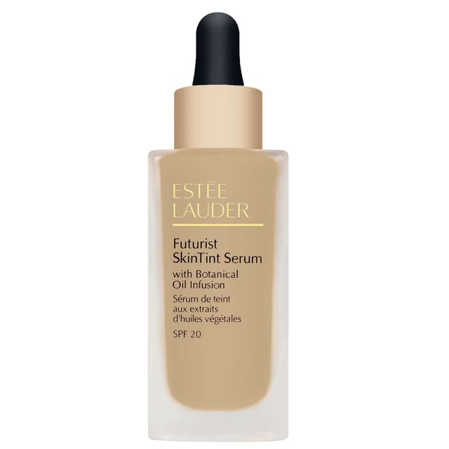 Achieve a flawless and luminous complexion with Estée Lauder's Futurist SkinTint Serum Foundation. This innovative formula offers sheer coverage while enhancing your skin's natural radiance. It hydrates and nourishes the skin, ensuring a comfortable wear that is color-true, non-creasing, and non-poring. With SPF 20, it provides essential protection against harmful UVA and UVB rays, making it a perfect choice for daily use. Elevate your makeup routine and enjoy a beautiful, healthy glow with this skin-loving foundation.