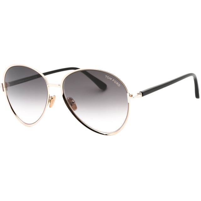 A touch of fun for your summer days, but nothing too out of the ordinary for a Tom Ford collectible. Tom Ford Rose Gold Sunglass perfect for the summer Tom Ford Rose Gold FT1028 28B Sunglasses, Lens Width = 59mm, Nose Bridge Width = 16mm, Arm Length = 140mm, Made In Italy Sunglasses, Sunglasses Case, Cleaning Cloth and Care Instructions all Included, 100% Protection Against UVA and UVB Sunlight and Conform to British Standard EN 1836:2005 Tom Ford Rose Gold Sunglasses FT1028 RIO 28B