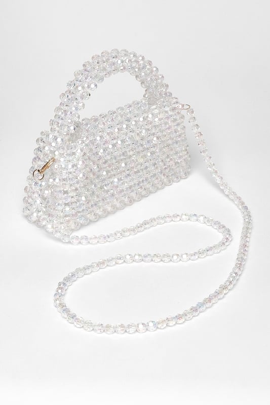 - Resin finish - Beaded design - Top handle - Mini size - Length: 23cm - Depth: 5.5cm - Height: 19cm - Wipe clean