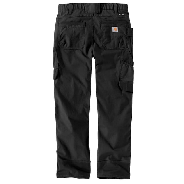 *Sizing Note* Carhartt are more generously sized, you may need to consider dropping down a size from your traditional workwear clothing. RELAXED FIT, STRAIGHT LEG � 8 oz/yd� - 271 gsm � 59% Cotton/39% Polyester/2% Elastane � Stretch Ripstop � Rugged Flex� - Eases movement � Mid rise, sits slightly below the waist � Long Trousers � Kick panels - Cordura� reinforced kick panels that extend to inner leg for added durability � Cordura� -lined front ledge pockets � Coin pocket in right front pocket � Cordura�-extended ruler pocket � Cordura� reinforced utility pocket � Right-leg Cordura� utility loop � Flex Cordura� top full capacityback pockets � Fully articulated knee, with flat backseam and Flex Cordura� top-loading secure knee pad pocket with cleanout openings � Left-side secure zipper pocket � Comfortflex waistband � Flex Cordura� comfortable gusseted crotch � Oeko-Tex Standard 100 � Carhartt label sewn on pocket